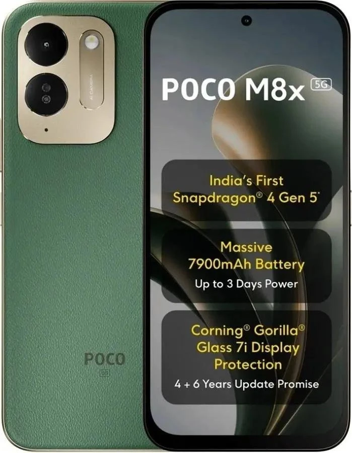 POCO M8x 5G отримав акумулятор 7900 мА·год і Snapdragon 4 Gen 5 7 POCO M8x 5G, POCO M8x, POCO M8x 5G ціна, POCO M8x характеристики, POCO M8x 7900 мА·год, POCO M8x Snapdragon 4 Gen 5, POCO M8x 5G акумулятор, POCO смартфон, POCO M8x HyperOS 3, POCO M8x Android 16, смартфон 7900 мА·год, бюджетний смартфон POCO, POCO новинка, POCO 5G, POCO M8x дата продажу