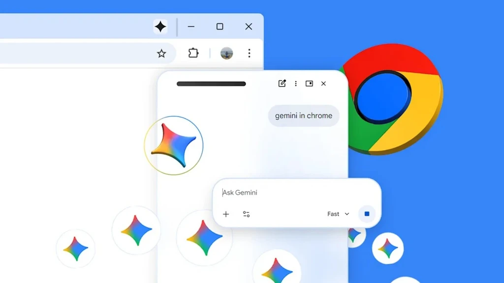 Gemini в Google Chrome Gemini в Google Chrome