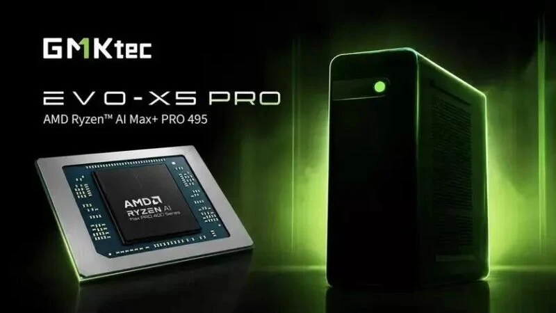 GMKtec EVO-X5 Pro отримав Ryzen AI Max+ PRO 495 і до 192 ГБ RAM для локального AI 12 GMKtec EVO-X5 Pro, GMKtec EVO-X5 Pro характеристики, GMKtec EVO-X5 Pro ціна, GMKtec EVO-X5 Pro Ryzen AI Max+ PRO 495, GMKtec EVO-X5 Pro 192 ГБ, GMKtec EVO-X5 Pro AI, GMKtec EVO-X5 Pro 300 млрд параметрів, GMKtec EVO-X5 Pro локальний AI, GMKtec EVO-X5 Pro LPDDR5X, Ryzen AI Max+ PRO 495, AMD Radeon 8065S, AMD XDNA 2, Agentic PC, міні-ПК для AI, локальний штучний інтелект
